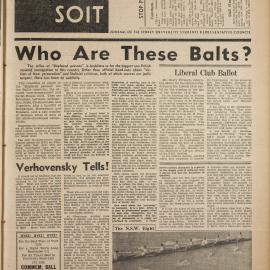 Honi Soit 1949 Issue 09