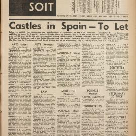 Honi Soit 1949 Issue 14