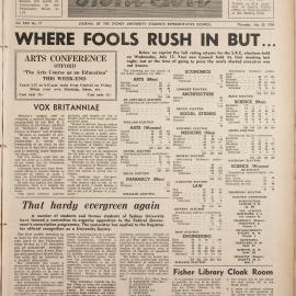 Honi Soit 1950 Issue 17