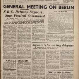 Honi Soit 1951 Issue 10