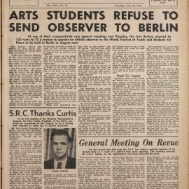 Honi Soit 1951 Issue 13