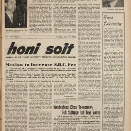 Honi Soit 1952 Issue 12
