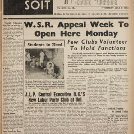 Honi Soit 1953 Issue 12