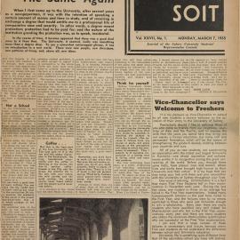 Honi Soit 1955 Issue 01
