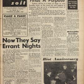 Honi Soit 1956 Issue 07