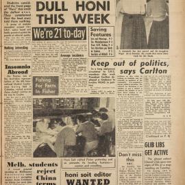 Honi Soit 1956 Issue 21