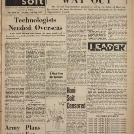 Honi Soit 1957 Issue 16