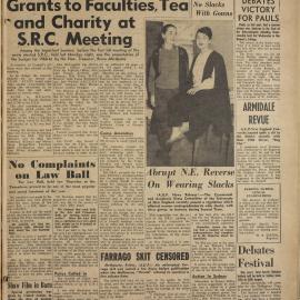 Honi Soit 1960 Issue 19
