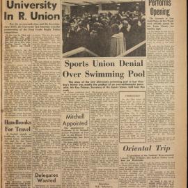 Honi Soit 1961 Issue 20