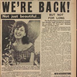 Honi Soit 1962 Issue 13