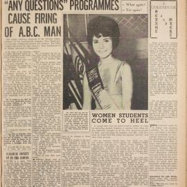 Honi Soit 1963 Issue 13