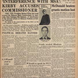 Honi Soit 1963 Issue 21