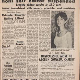 Honi Soit 1964 Issue 16