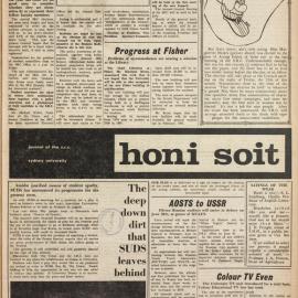 Honi Soit 1966 Issue 12