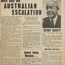 Honi Soit 1966 Issue 22
