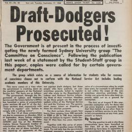 Honi Soit 1968 Issue 22