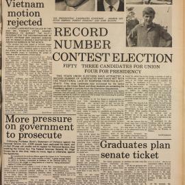 Honi Soit 1969 Issue 26