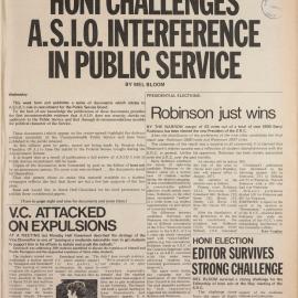 Honi Soit 1970 Issue 13