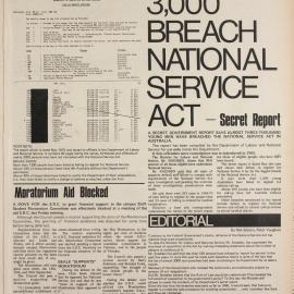 Honi Soit 1970 Issue 25