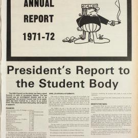 Honi Soit 1971-72 SRC Annual Report