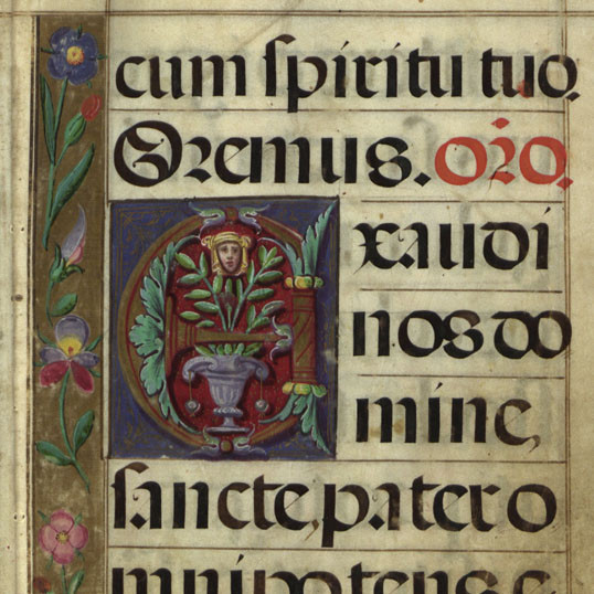 Processional (without musical notation), with prayers and responsories for the dead