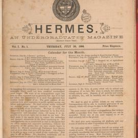Hermes 1886 Volume 1 Number 1