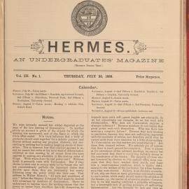 Hermes 1888 Volume 3 Number 1