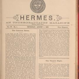 Hermes 1889 Volume 4 Number 1