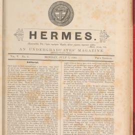 Hermes 1890 Volume 5 Number 8