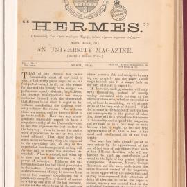 Hermes 1895 Volume 1 Number 1