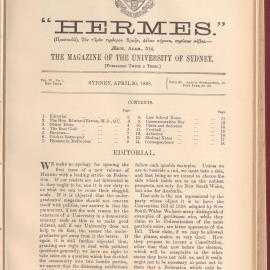 Hermes 1898 Volume 4 Number 1