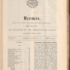 Hermes 1908 Volume 14 Number 4