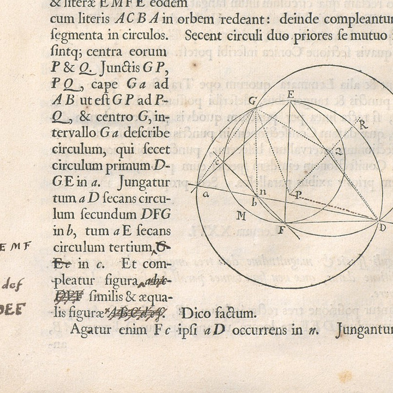 Annotated first edition copy of Newton's Principia