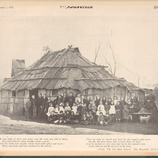 The Old Bark School by Henry Lawson