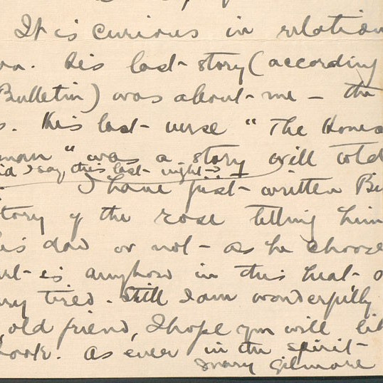 Letters relating to Henry Lawson from Mary Gilmore