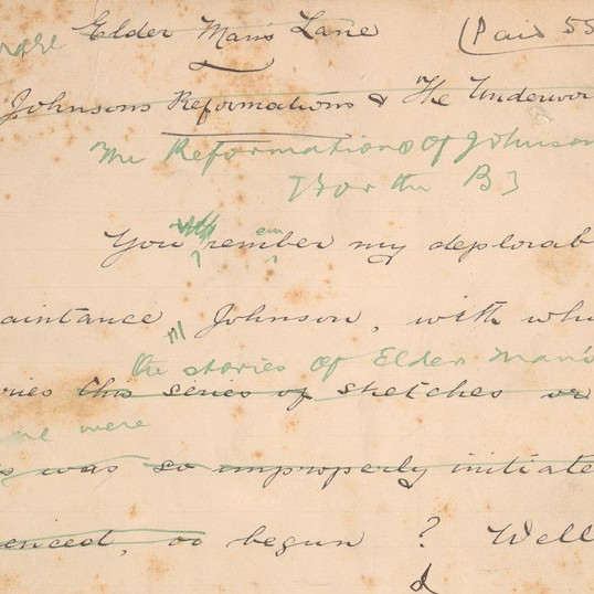 The reformation of Johnson by Henry Lawson