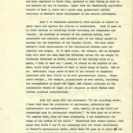 Newton's 'Principia' and its Influence