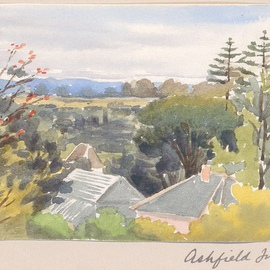 Evelyn Nicholson's sketchbook, 1897.
