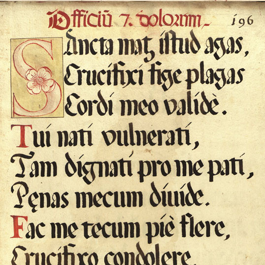 Officium de septem dolorium Hebdomade