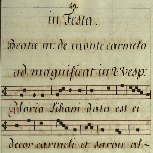 Antiphonarium ordinis 1781