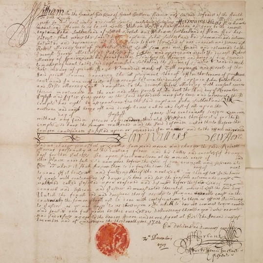 Old manuscripts relating to Scotland.
