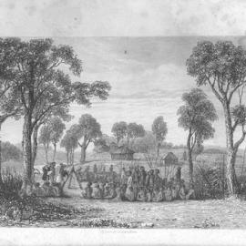 Journals of Expeditions of Discovery into Central Australia: Distribution of flour at Moorunde