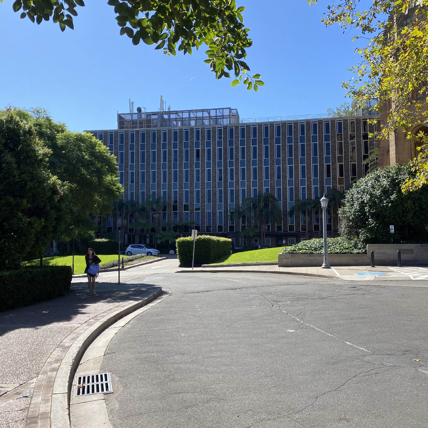 Empty streets outside Brennan MacCallum building, 20 March 2020