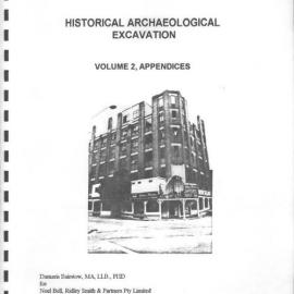 Mark Foys, Goulburn Street Historical Archaeological Investigation Appendices. Volume 2.