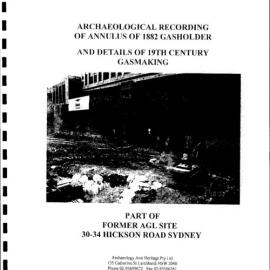 Archaeological Recording of Annulus of 1882 Gasholder and Details of 19th Century Gas Making.