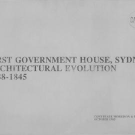 First Government House, Sydney Architectural Evolution 1788-1845.