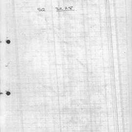 First Government House Project Plans, Notes and Sections raw notes. Volume 5.