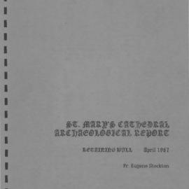 St Mary's Cathedral Archaeological Report