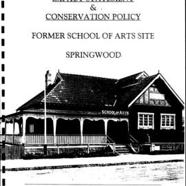 Heritage Assessment Impact Statement and Conservation Policy. Former School of Arts Site, Springwood.