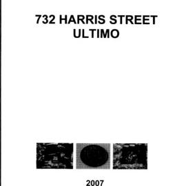 Archaeological Investigation. 732 Harris Street, Ultimo.